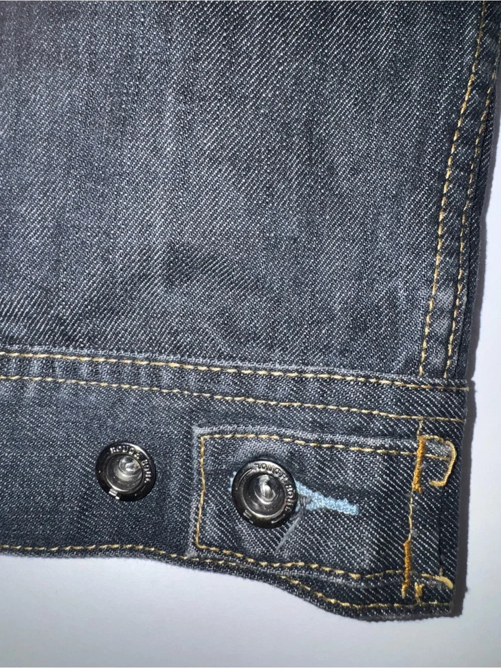 Vintage RG 512 Sleeveless Blue Jean Jacket - Picture 7 of 13